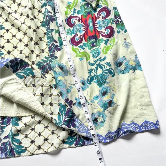 Hemant & Nandita Silk Embroidered Canaria Maxi Dress - Picture 6 of 13